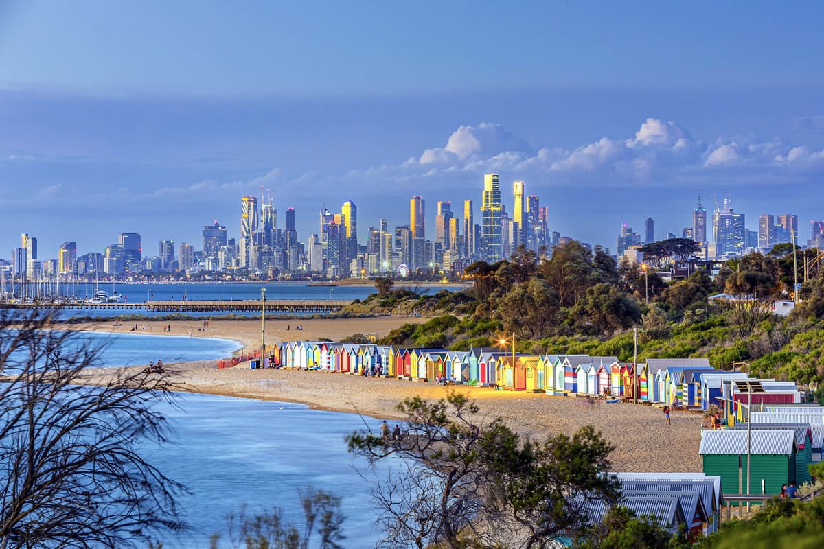 Bathing Boxes on Brighton Beach - Visit Victoria/Jim Zapsalis - Walking Perspective