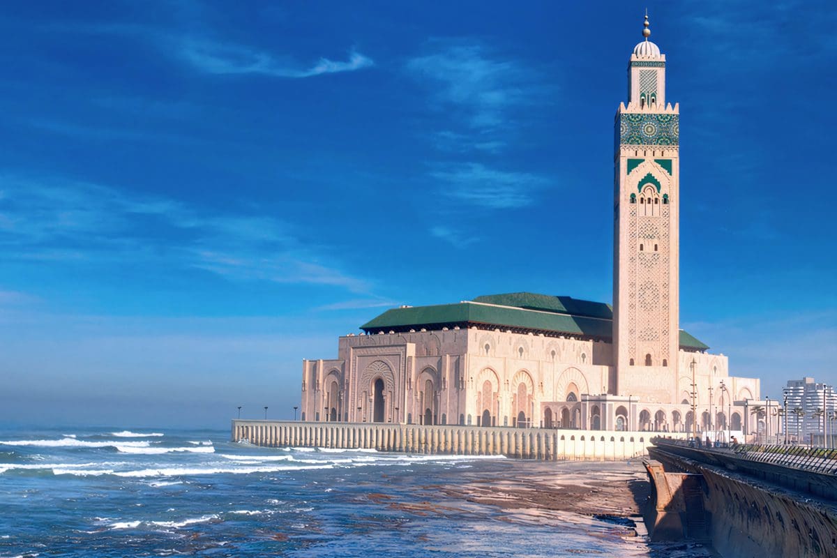Hassan 2 Mosque in Casablanca, Morocco
