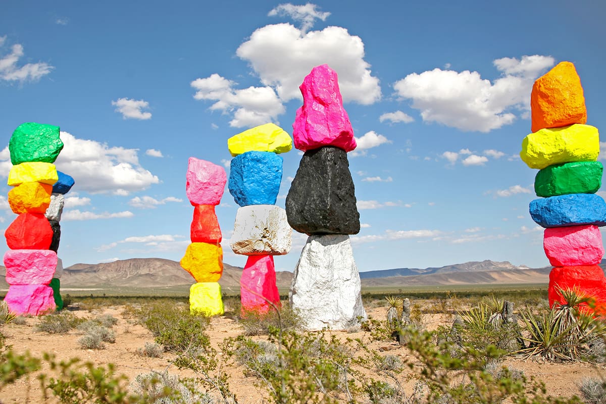 Seven Magic Mountains, Las Vegas - TravelNevada/Kaitlin Godbey/Sydney Martinez