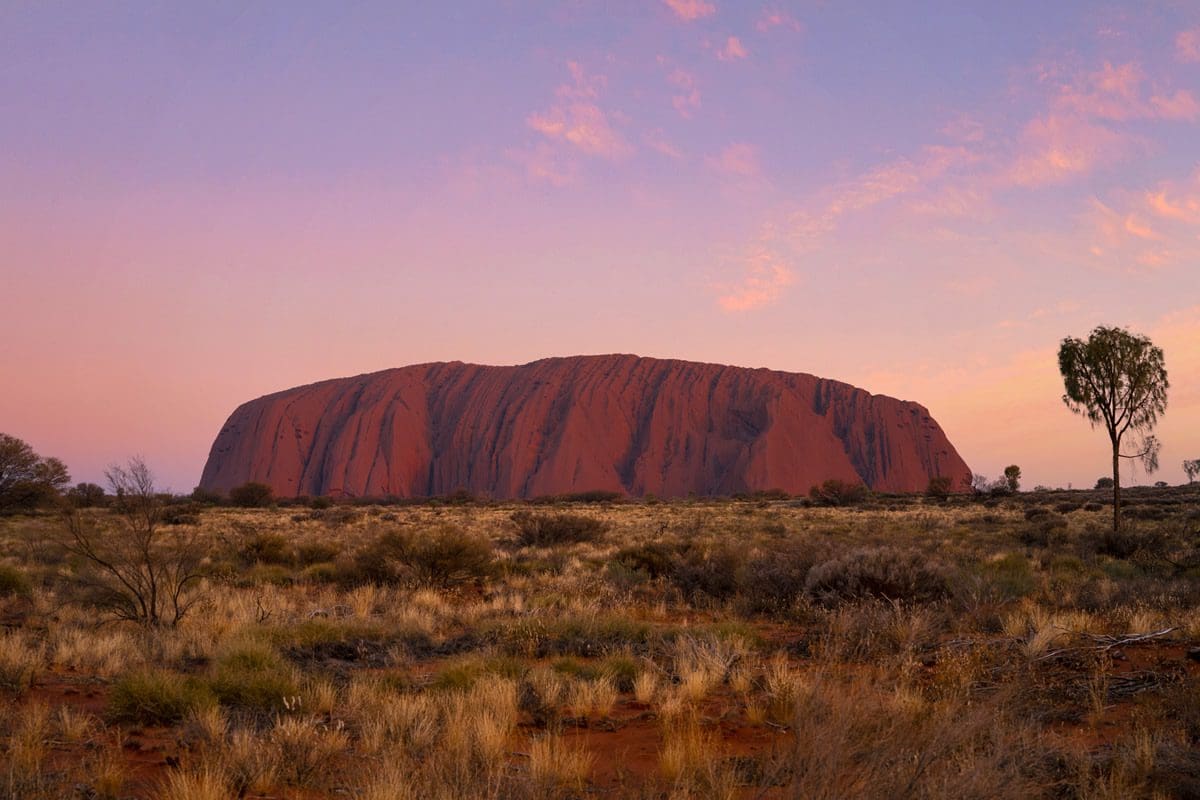 Uluru, Kata Tjuta National Park in the evening - Tourism Australia