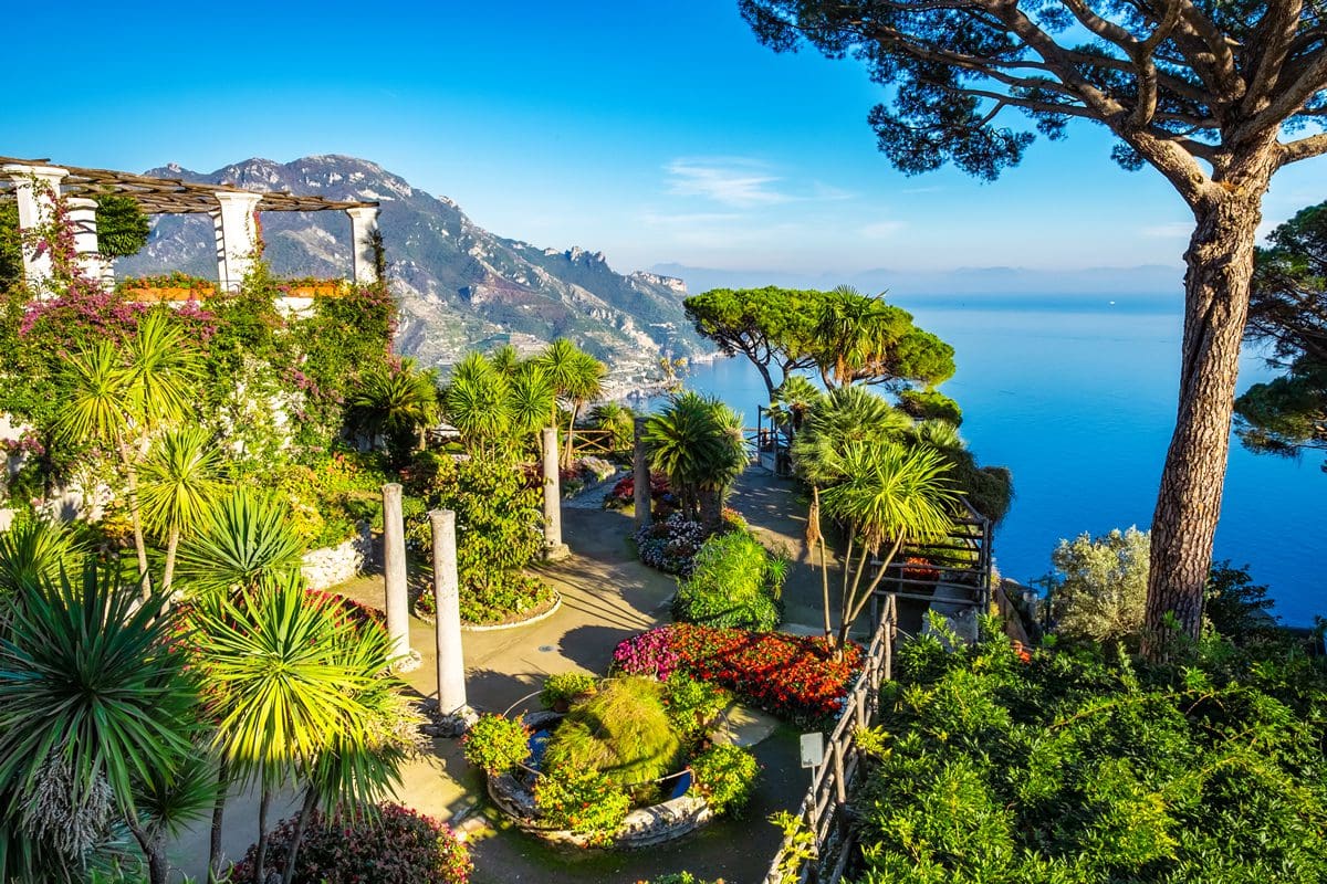 Villa Rufolo in Ravello on the Amalfi Coast