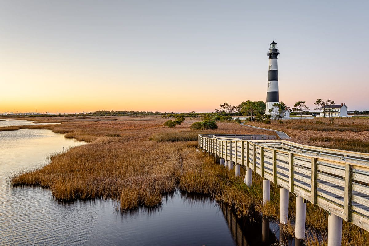 Bodie Island Lighthouse, Cape Hatteras National Seashore, North Carolina