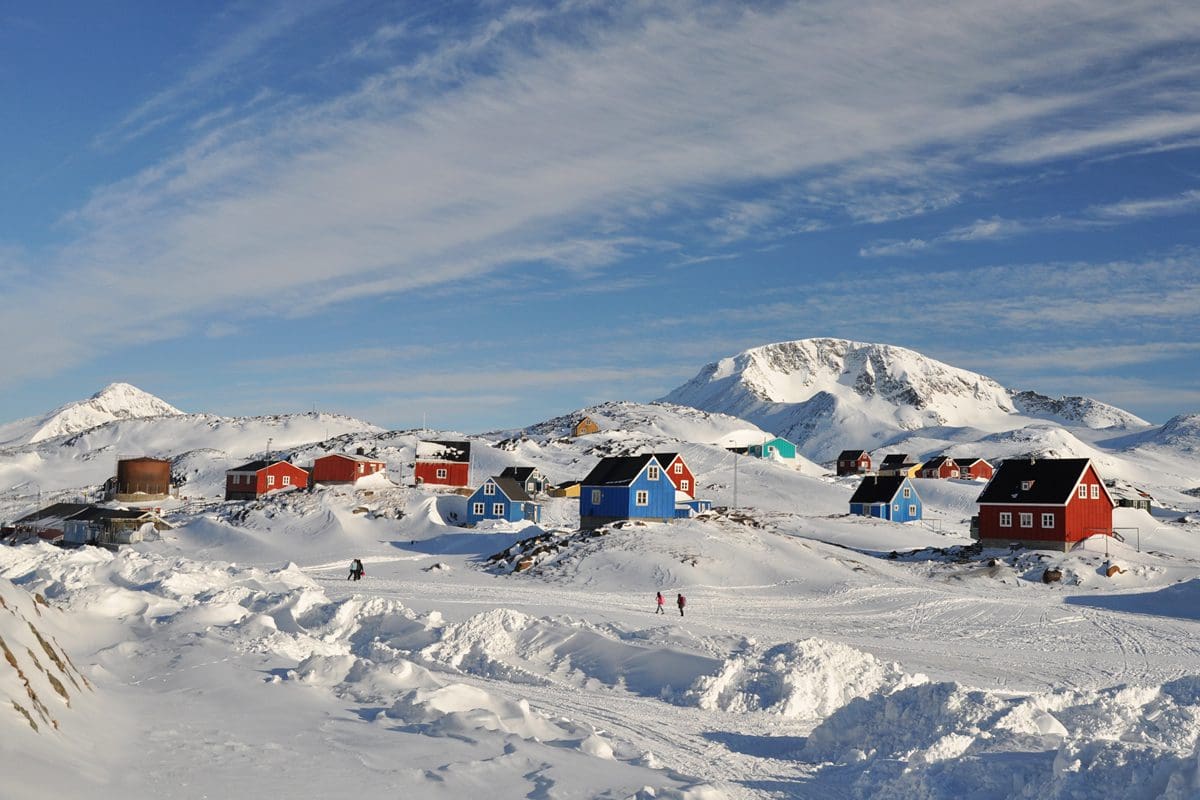 Houses of Kulusuk village, Greenland