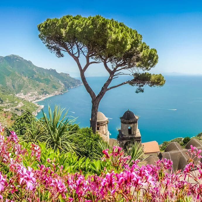 Villa Rufolo Gardens in Italy's Amalfi Coast