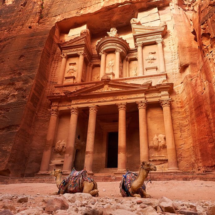 Al Khazneh in Petra, Jordan Al Khazneh in Petra, Jordan
