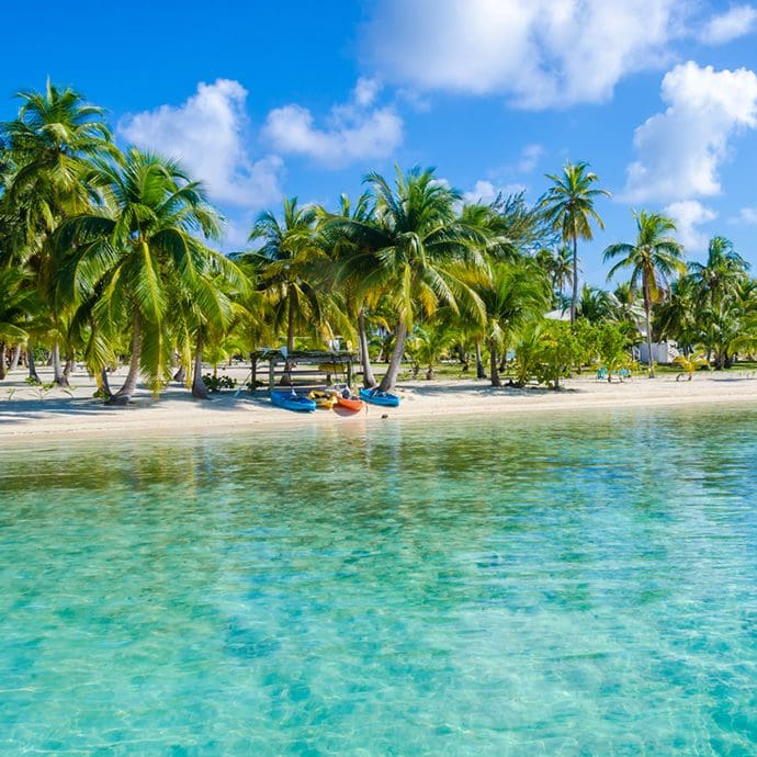 Belize Cay Beach