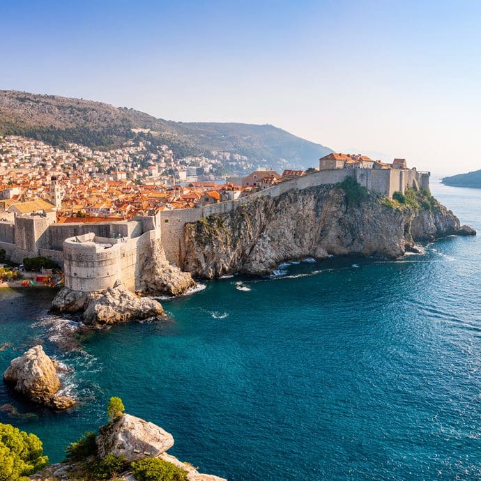 View of Fort Lovrijenac in Dubrovnik, Croatia