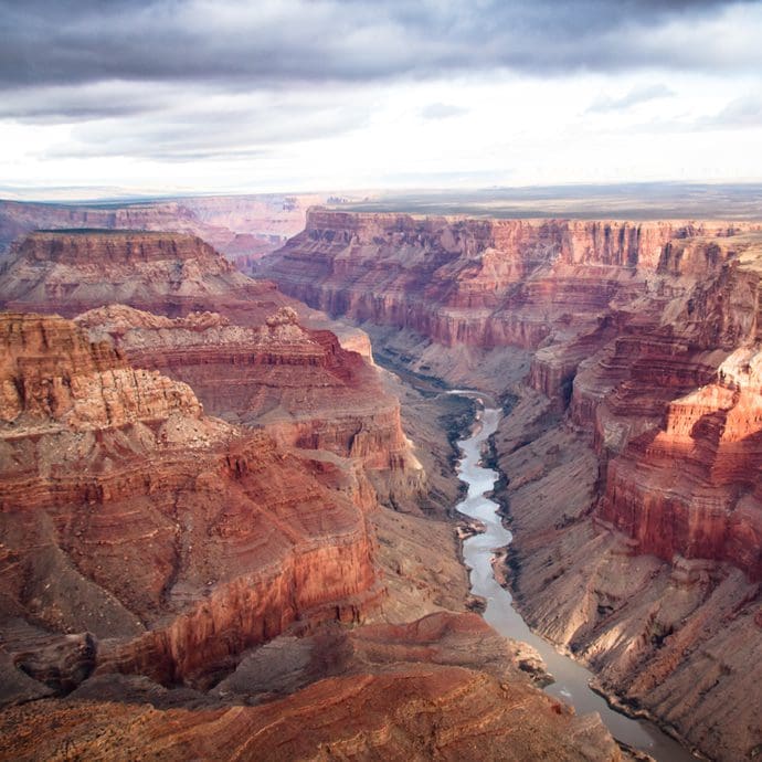 Grand Canyon heli view, Arizona