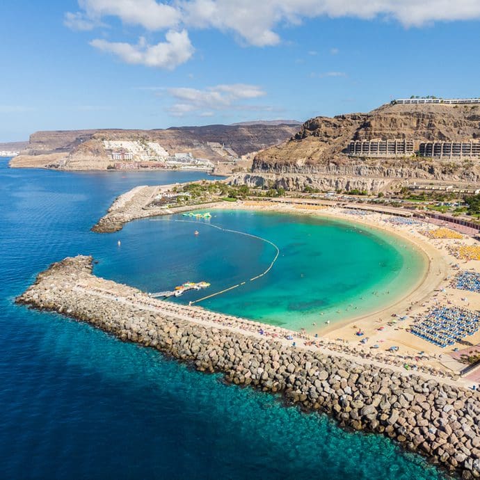 View of Amadores Beach, Gran Canaria