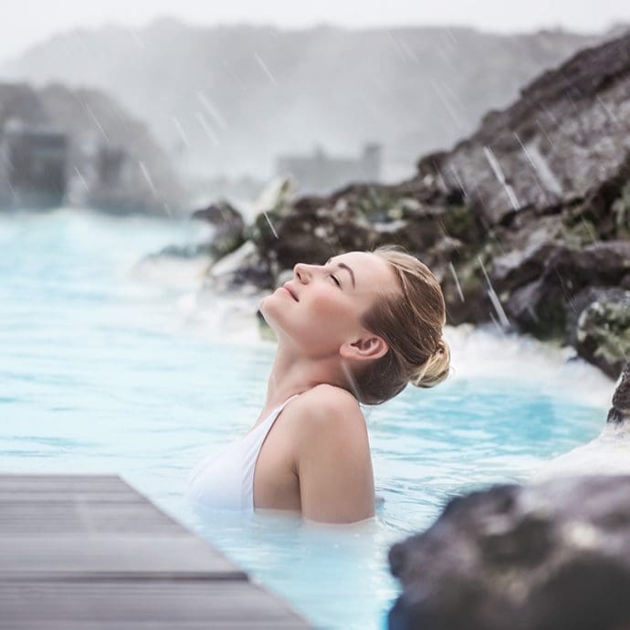 Blue Lagoon Spa near Grindavk, Iceland Blue Lagoon Spa near Grindavk, Iceland
