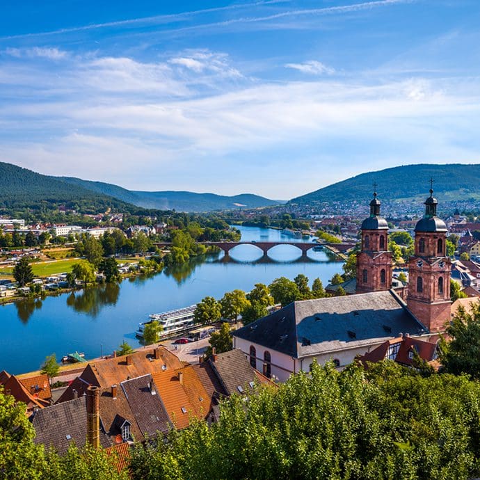 Bavarian town of Miltenberg, Germany Bavarian town of Miltenberg, Germany