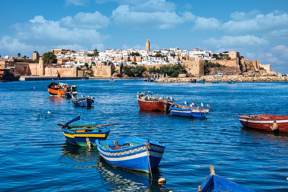 Rabat harbour, Morocco