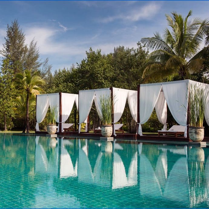 The Sarojin Khao Lak pool cabanas The Sarojin Khao Lak pool cabanas