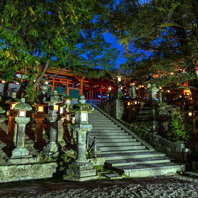 Night view of Kasuga Taisha Shrine Night view of Kasuga Taisha Shrine