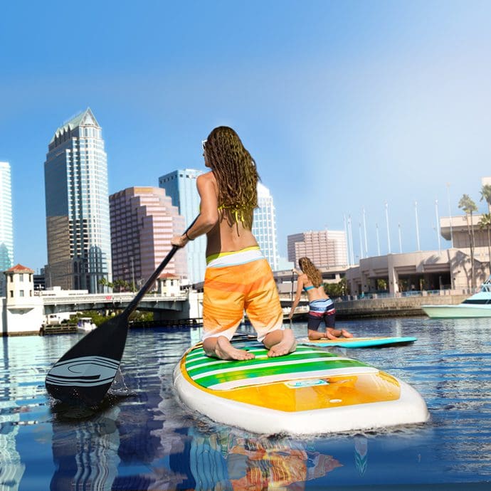 Paddleboarders on Hillsborough River – Visit Tampa Bay/Brand USA