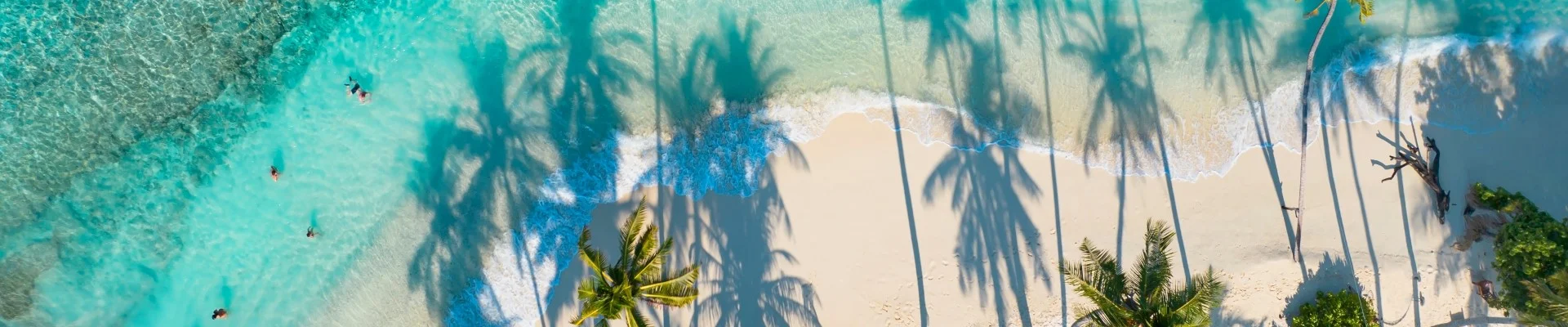A beautiful sunny beach resort representing top holiday destinations where it is hot in September.