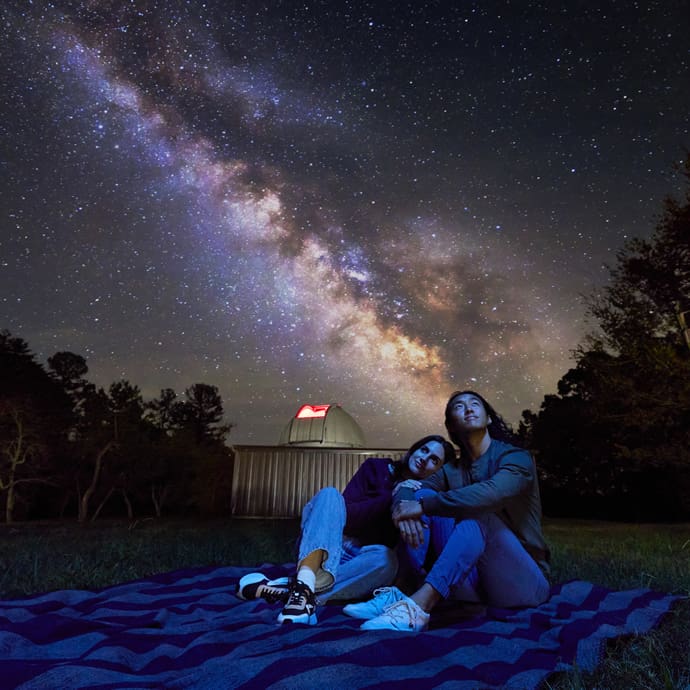 Stargazing under the Milky Way at the Golden Pond Planetarium and Observatory - Kentucky Tourism/Clay Cook